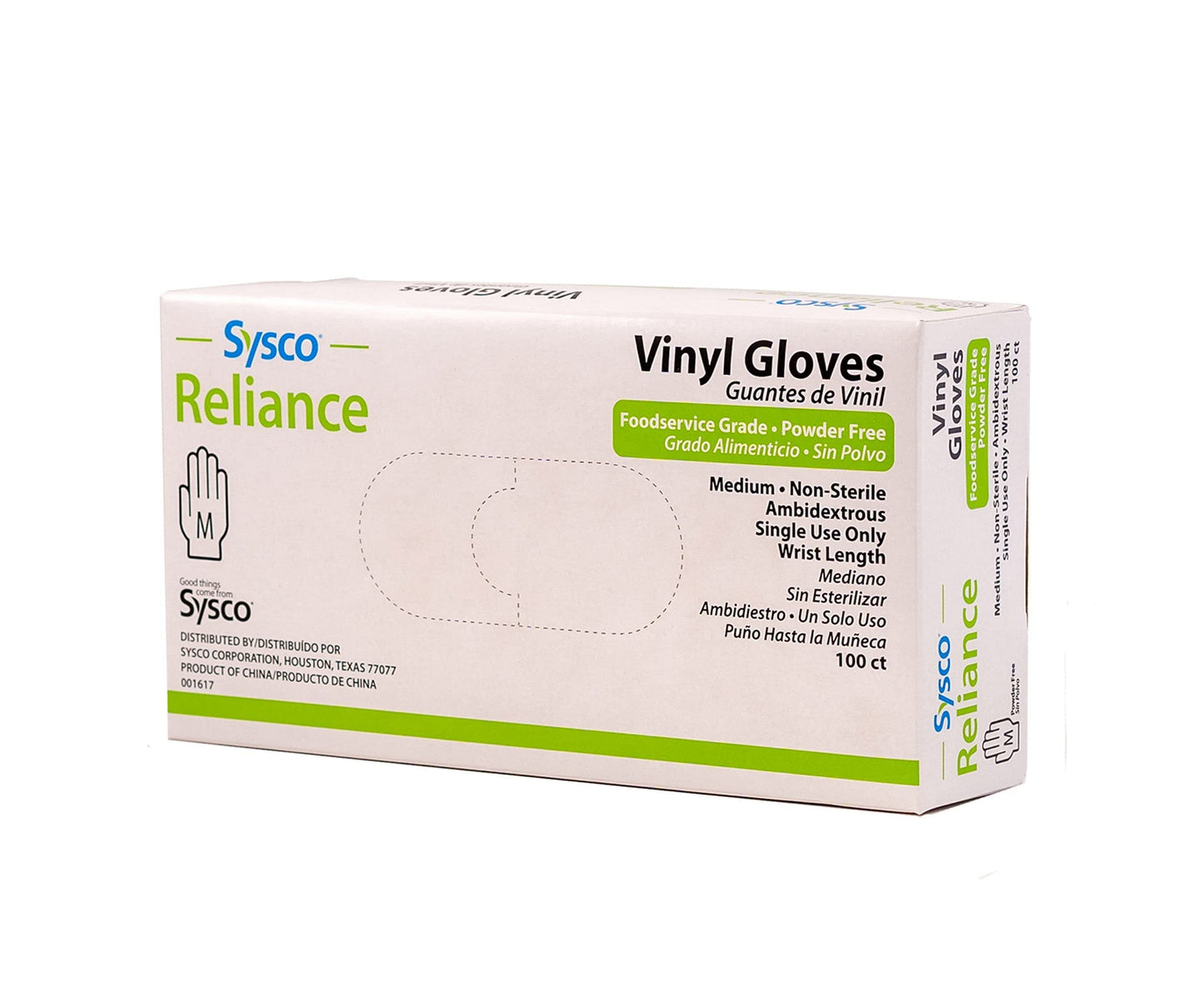 Sysco Reliance Vinyl Gloves M