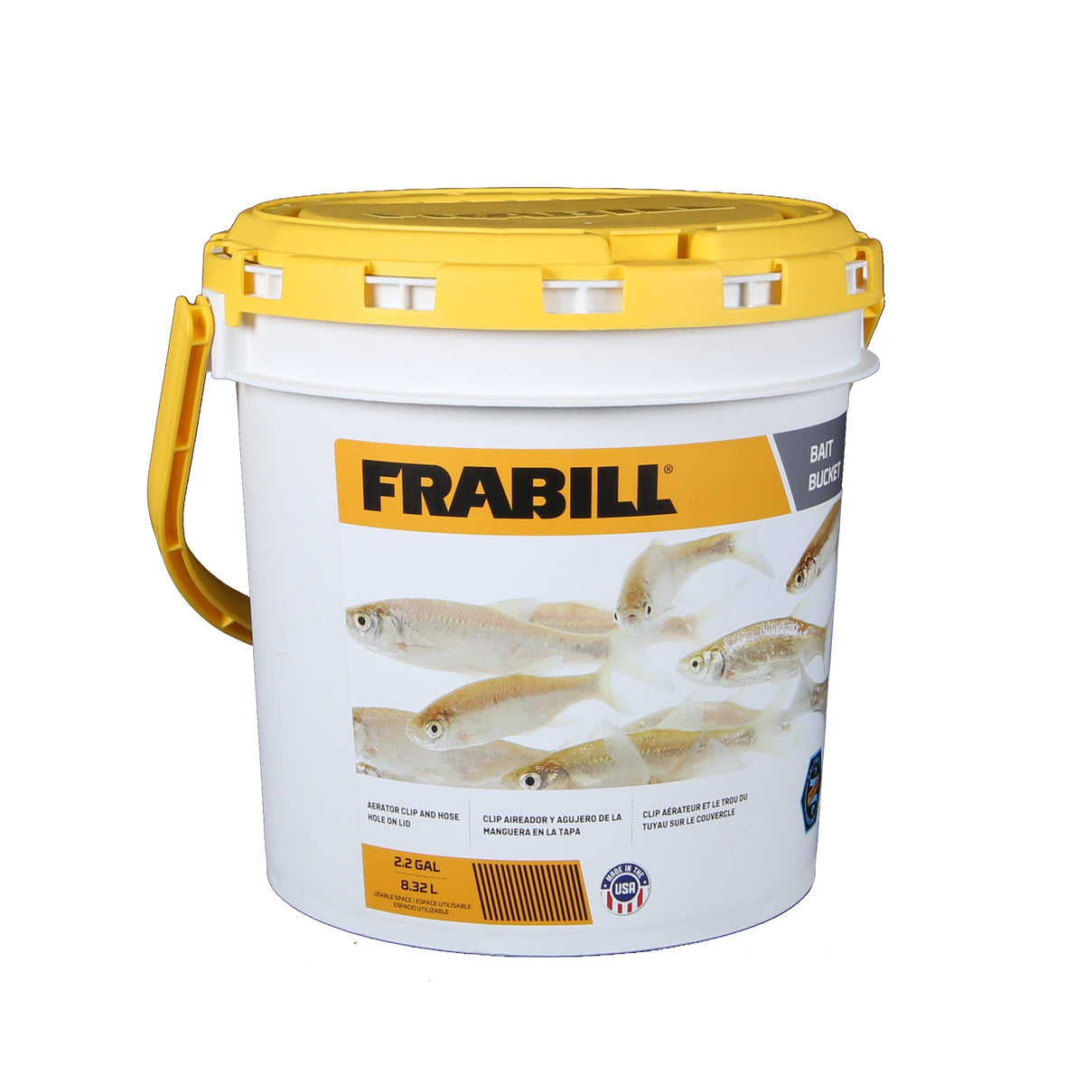 Frabill 2.2 Gallon Bait Bucket 4820