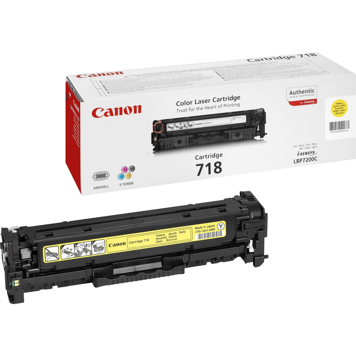 Canon 2662B002AA 718 LBP7200 Black Toner