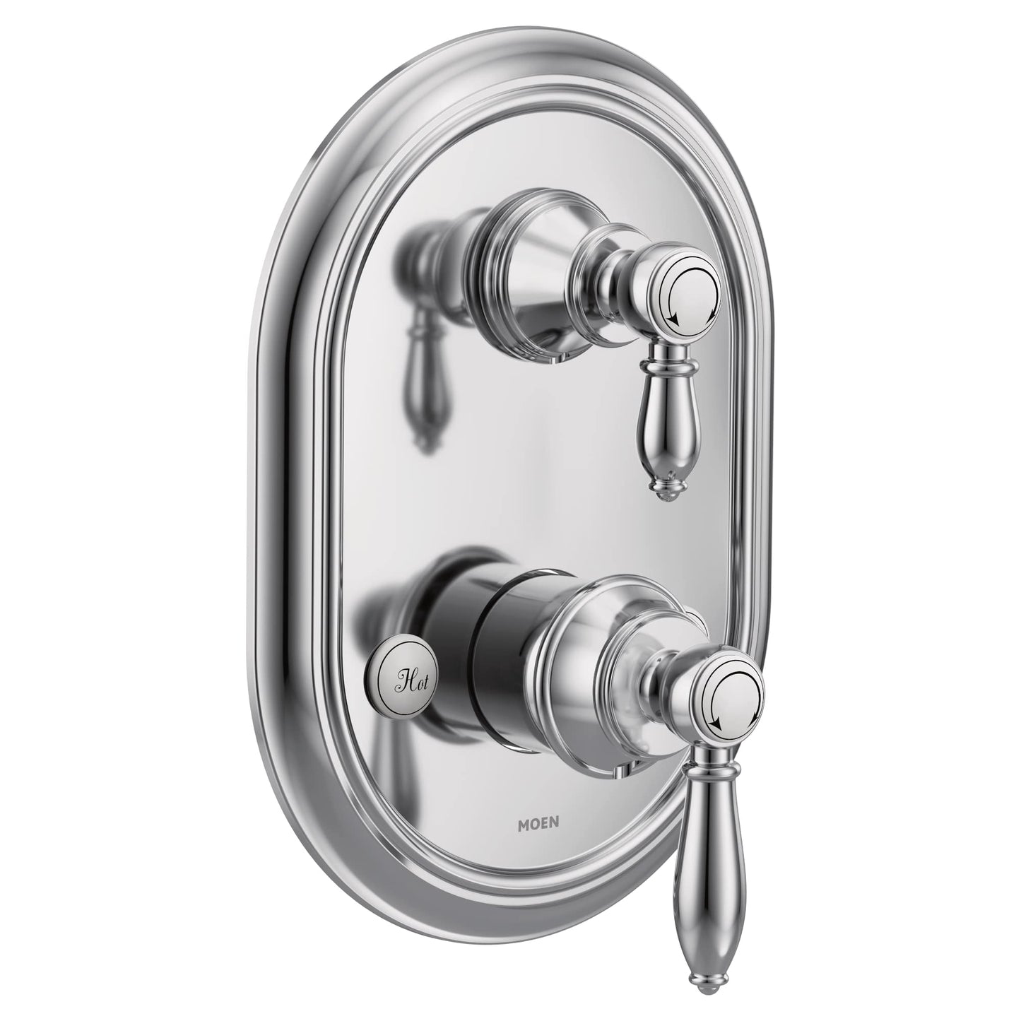 Moen Weymouth M-CORE 3-Series 2-Handle Shower Trim, Chrome