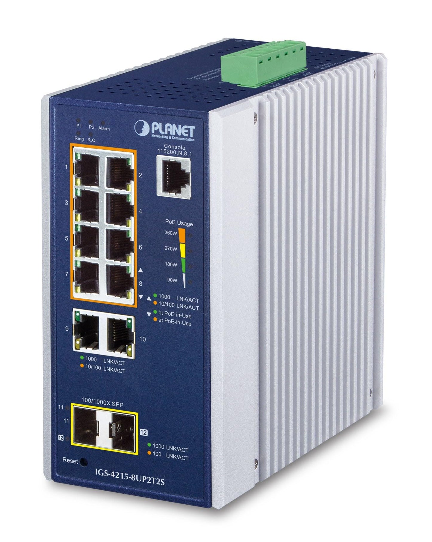 Planet IGS-4215-8UP2T2S Managed Switch W1282
