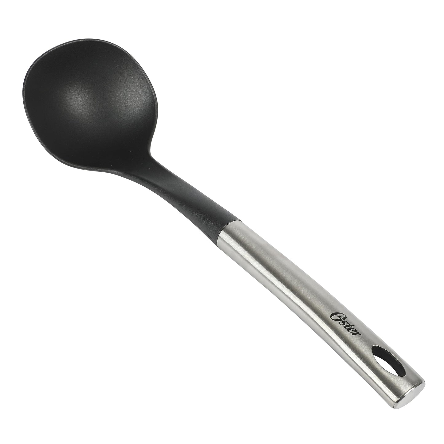 Oster Baldwyn 12" Nylon Ladle - Black w/Stainless Steel Handle