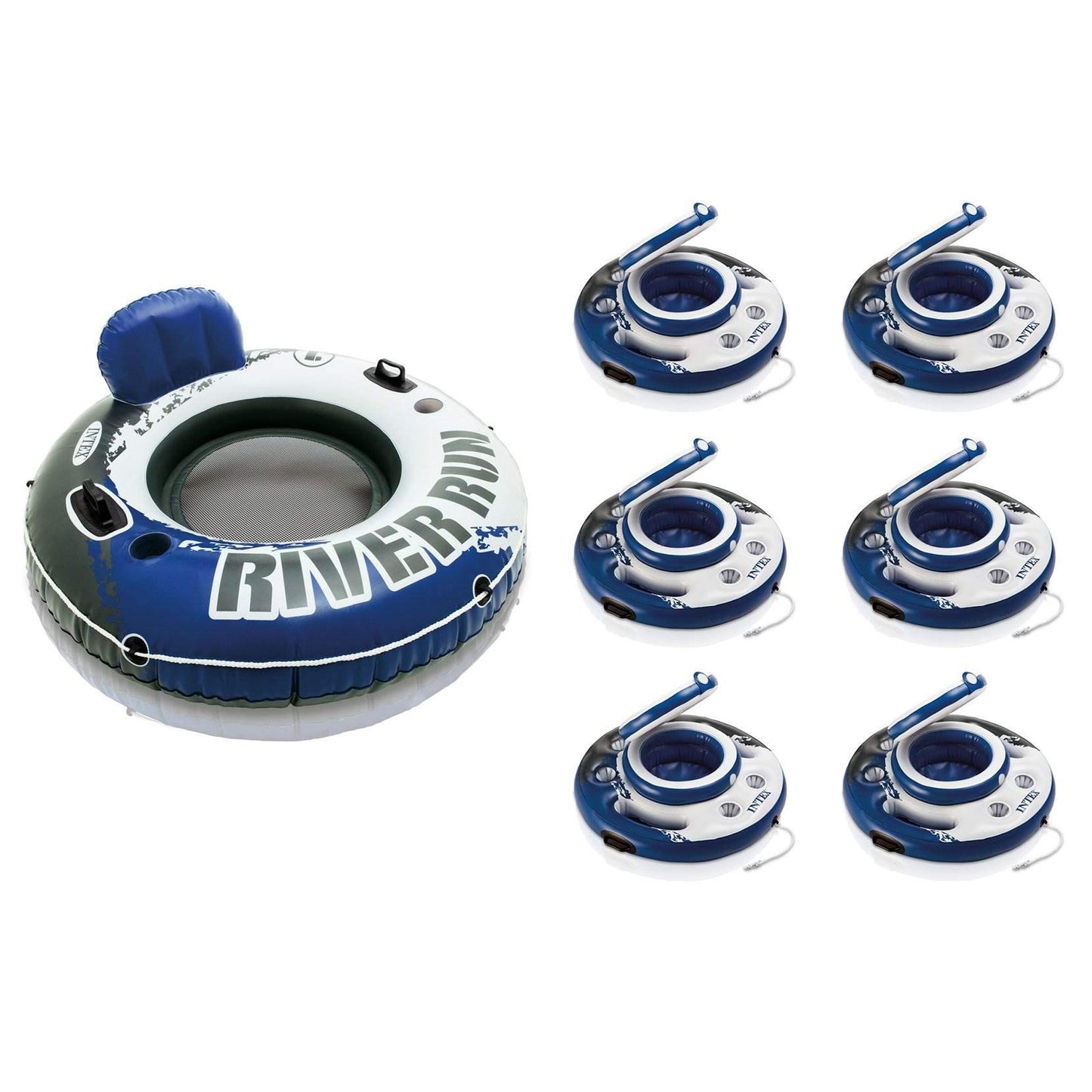 Intex River Run 1-Person Floating Tube Raft 6-Pack