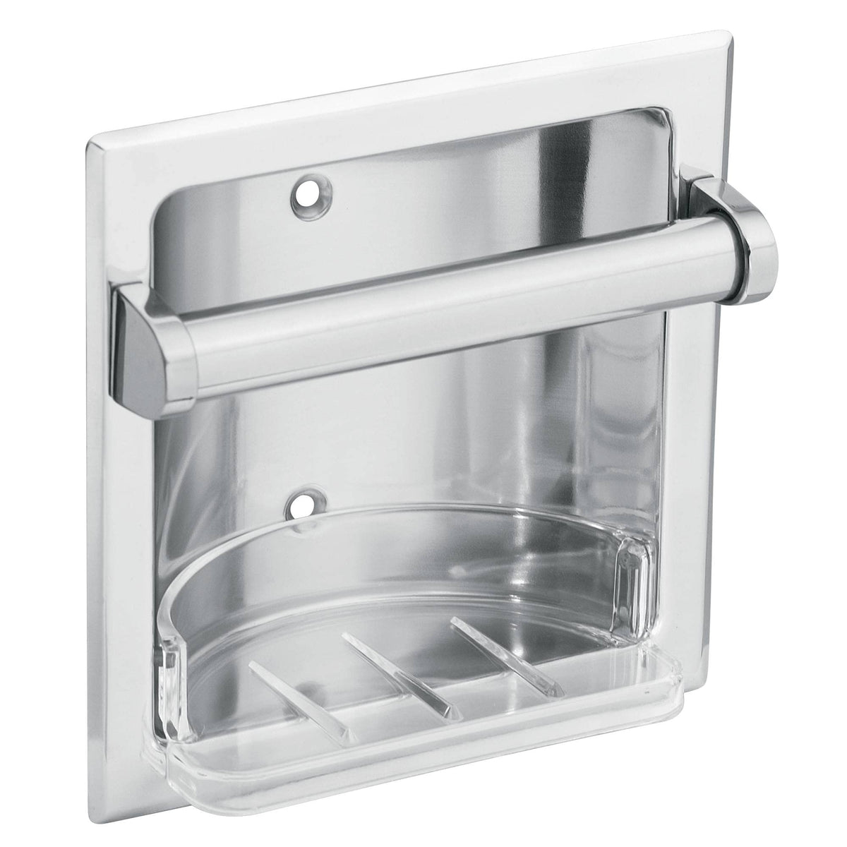 Moen 2565CH Commercial Recessed Soap Holder, Chrome