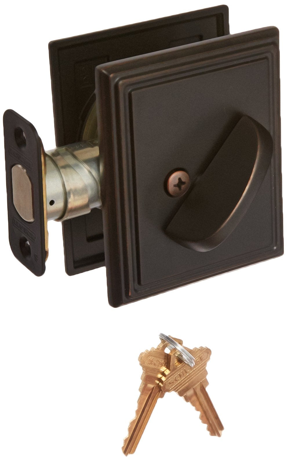 Schlage B60ADD716 Deadbolt, Addison Rose, Aged Bronze