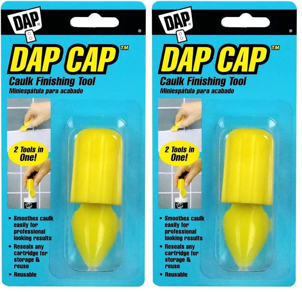 DAP 18570 Cap Caulk Finishing Tool 2-Pack