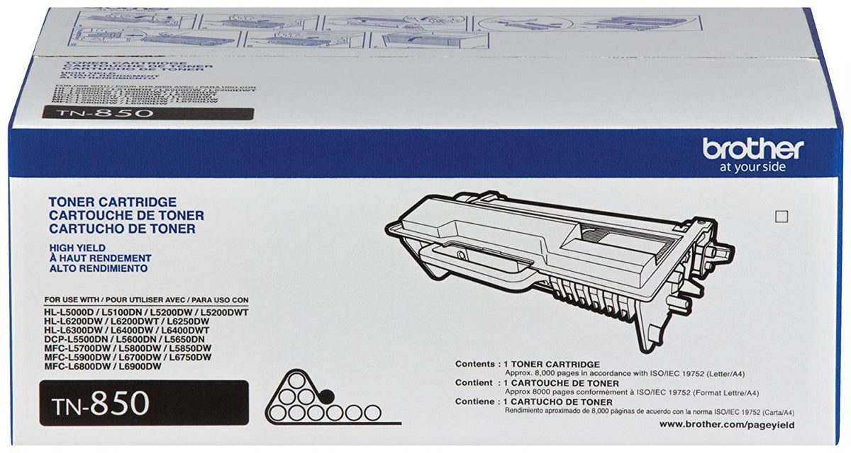 Brother Genuine TN850/TN880 Bundle