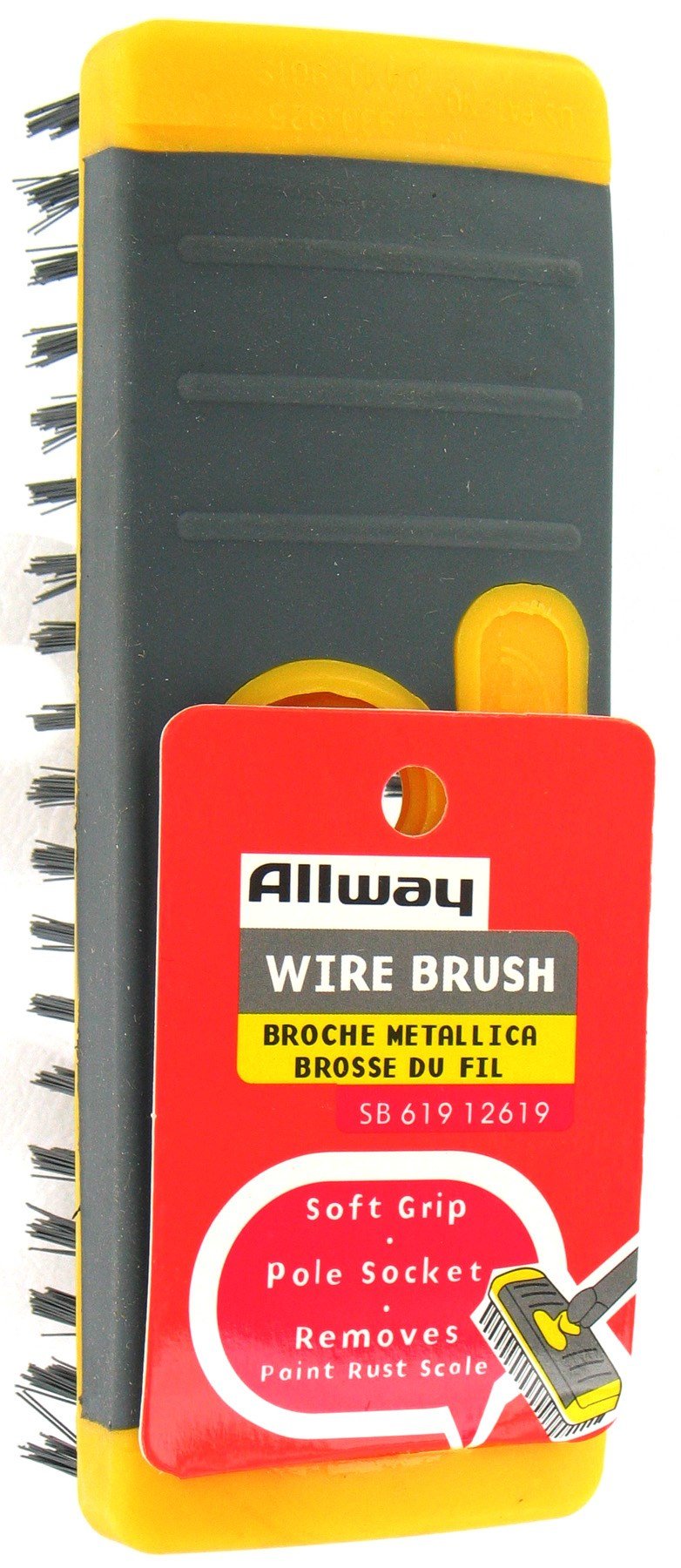 Allway Tools SB619 Carbon Steel Wire Brush