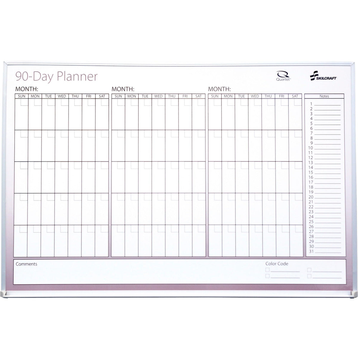 NATIONAL BOARD;DRY ERASE;90DAY
