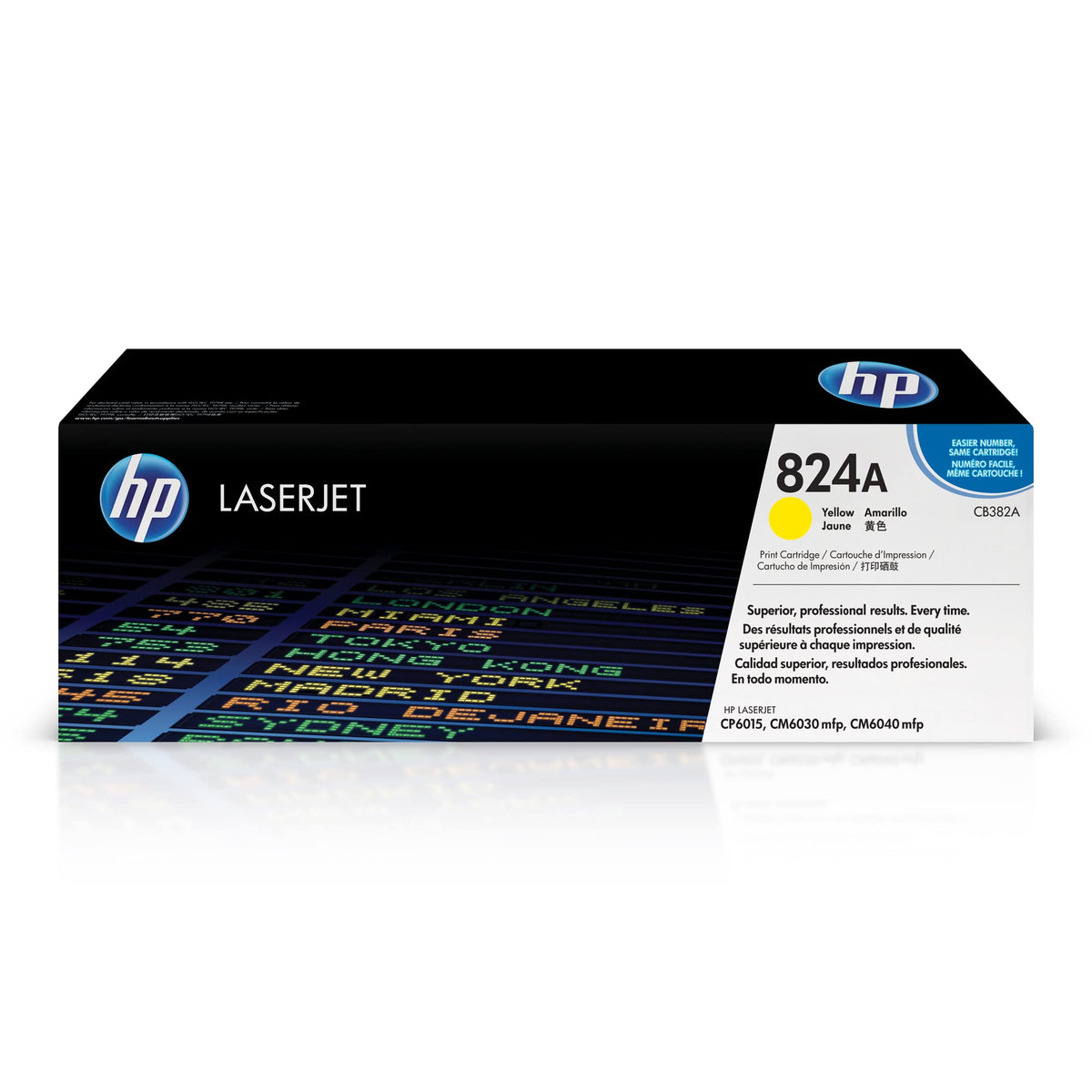 Premium HP CE382A Compatible Yellow Toner Cartridge - Remanufactured