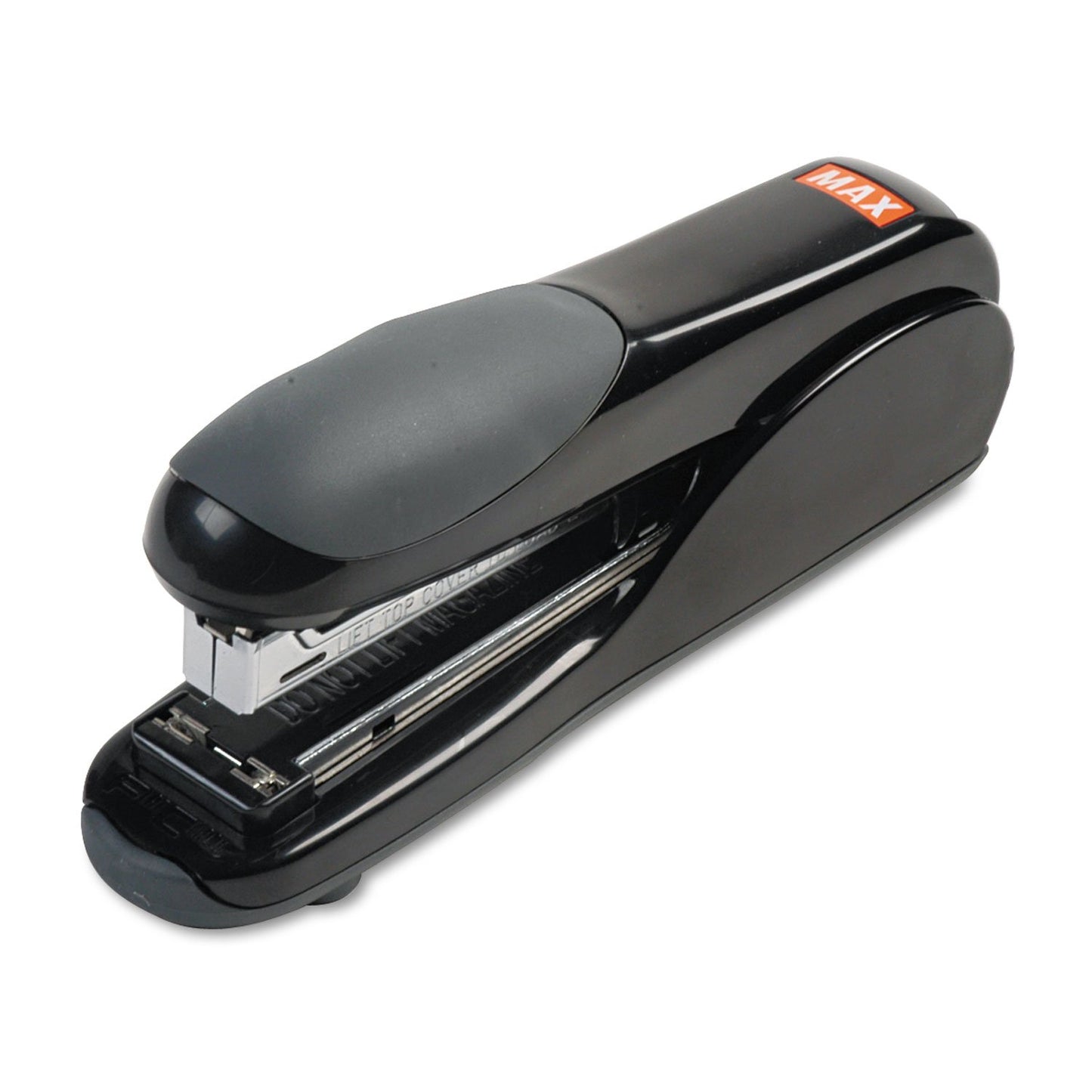 Max HD50DFBK Flat-Clinch Stapler 30-Sheet Black