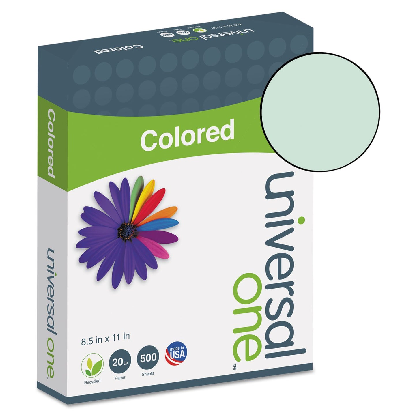 United Universal Deluxe Colored Paper 8.5x11 500 Sheets