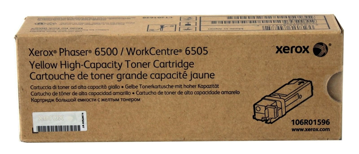Xerox 106R01596 Toner Cartridge High-Capacity (Yellow,1-Pack)