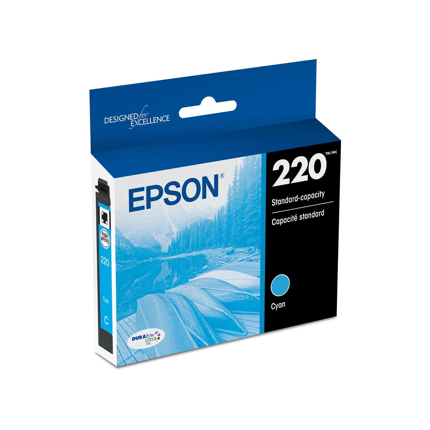 Epson 220 DURABrite Ultra Cyan Ink Cartridge T220220-S