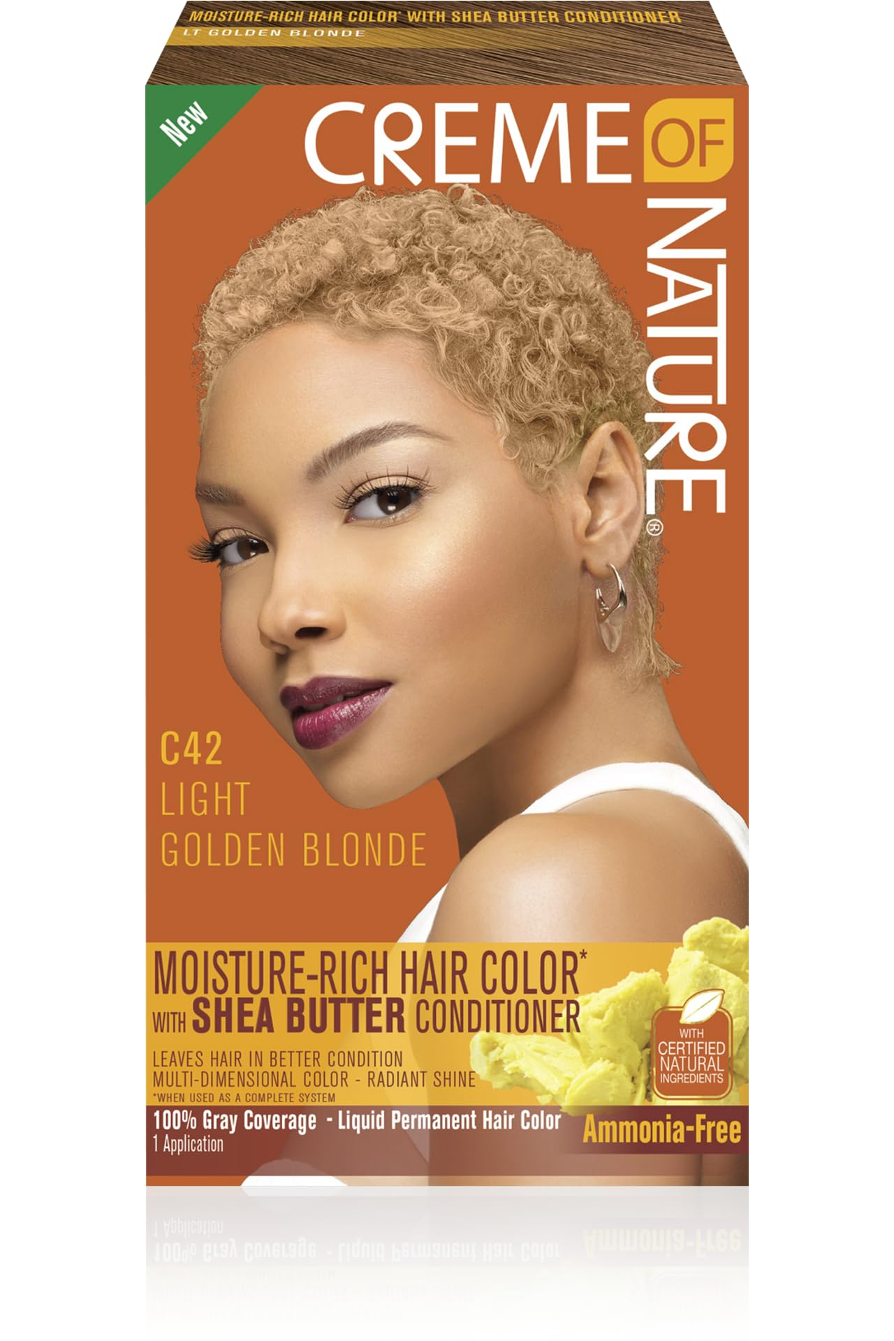 Creme of Nature Permanent Hair Color C42 Light Golden Blonde