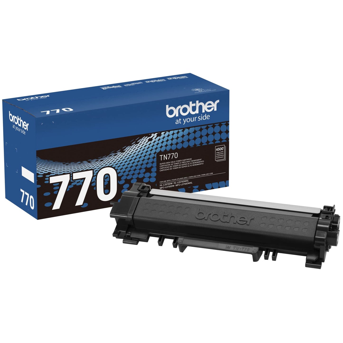 Brother TN770 High-Yield Black Toner Cartridge 4.5K