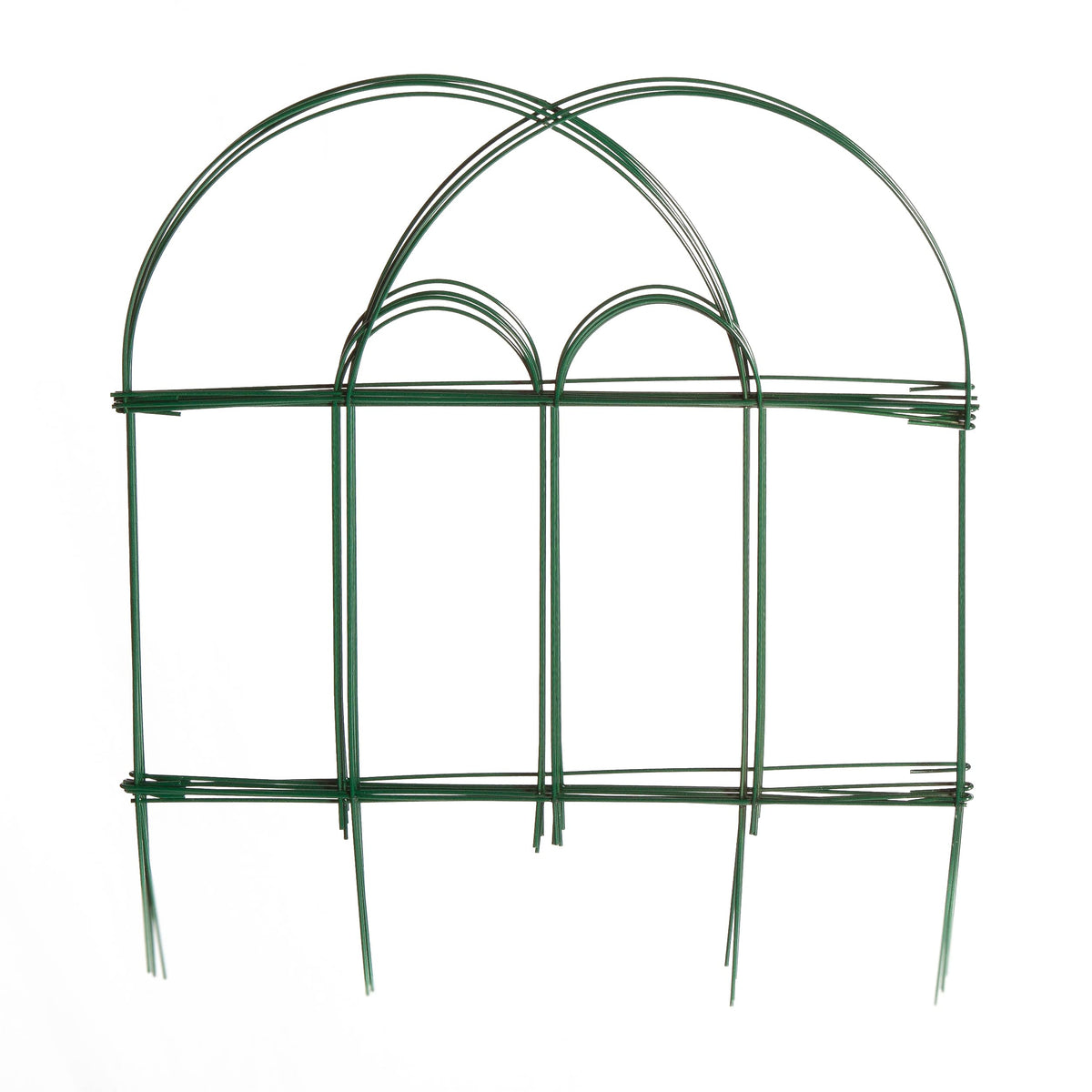 GLAMOS Folding Metal Wire Garden Fence 18" x 10' 12 Pack
