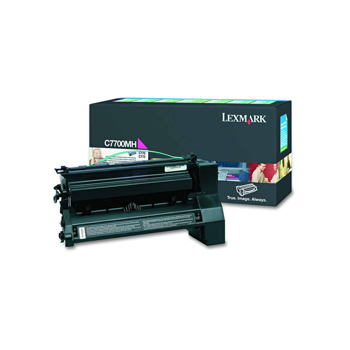 Lexmark C7700MH C7700MH High-Yield Toner, 10000 Page-Yield, Magenta