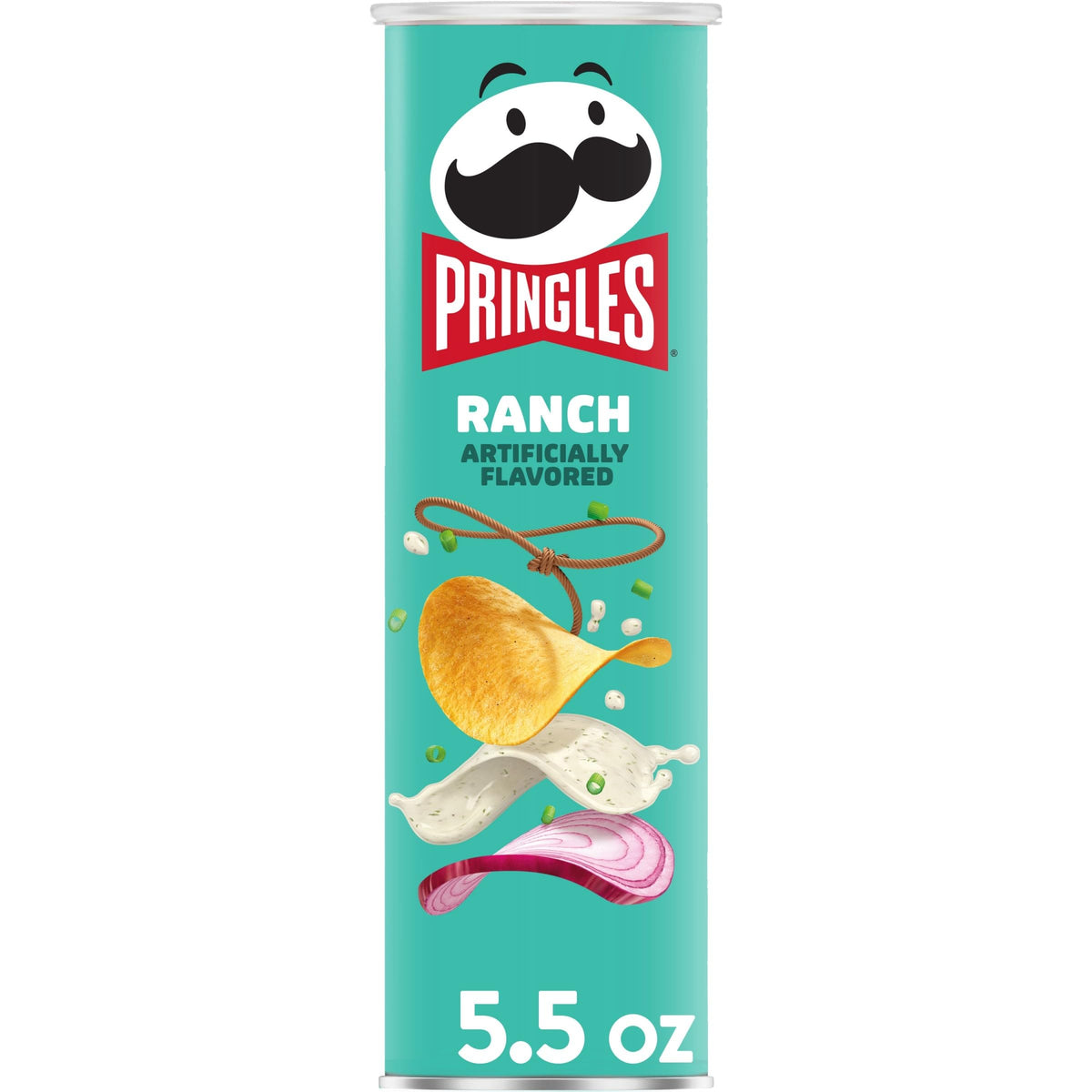 Pringles Ranch Potato Crisps 5.5 oz Can