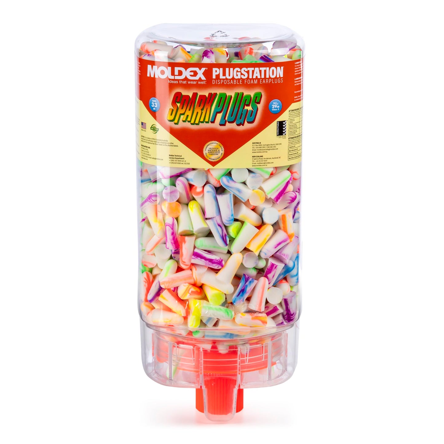 Moldex SparkPlugs Earplug Dispenser 6645, 2000 Pairs