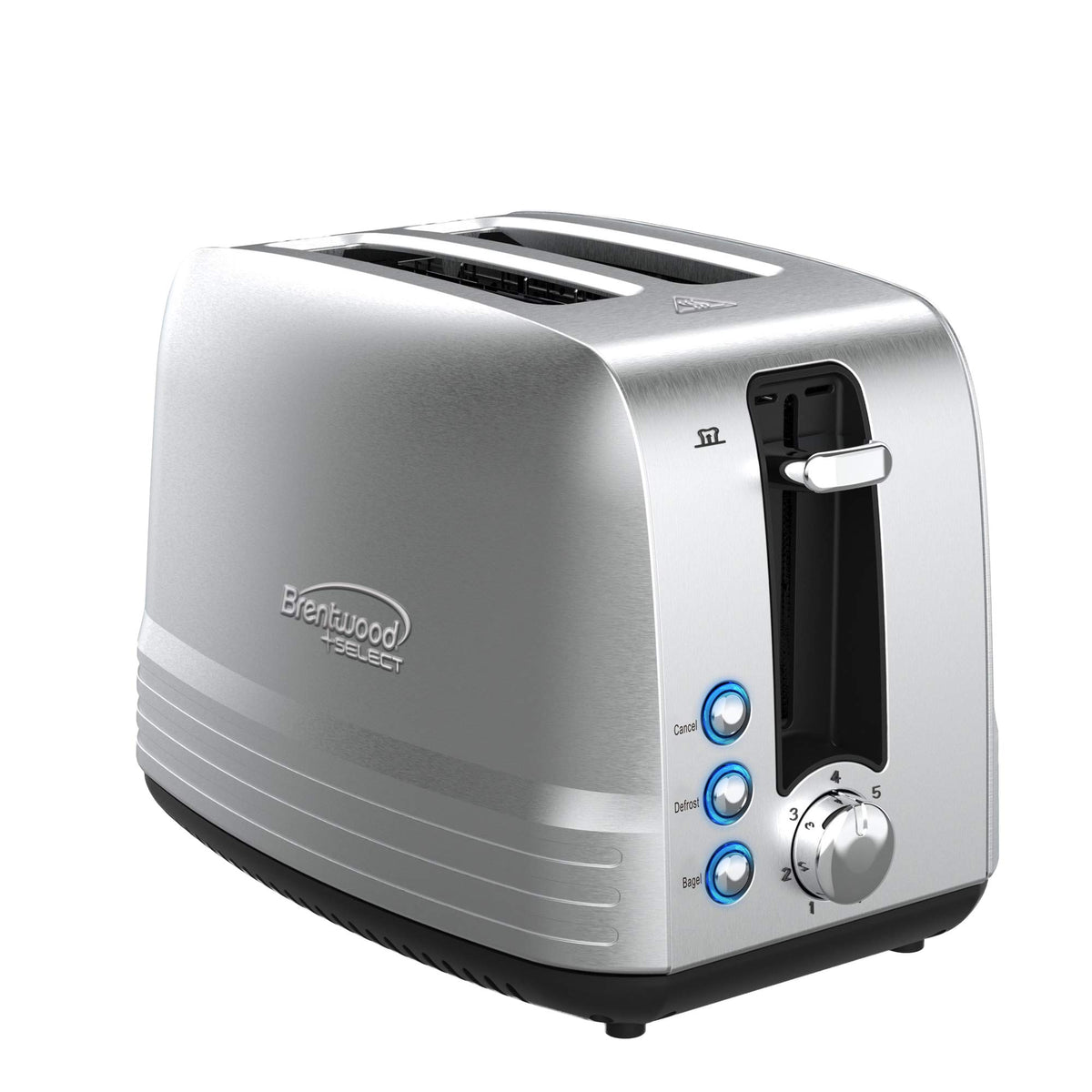 Brentwood TS-227S 2-Slice Toaster Silver