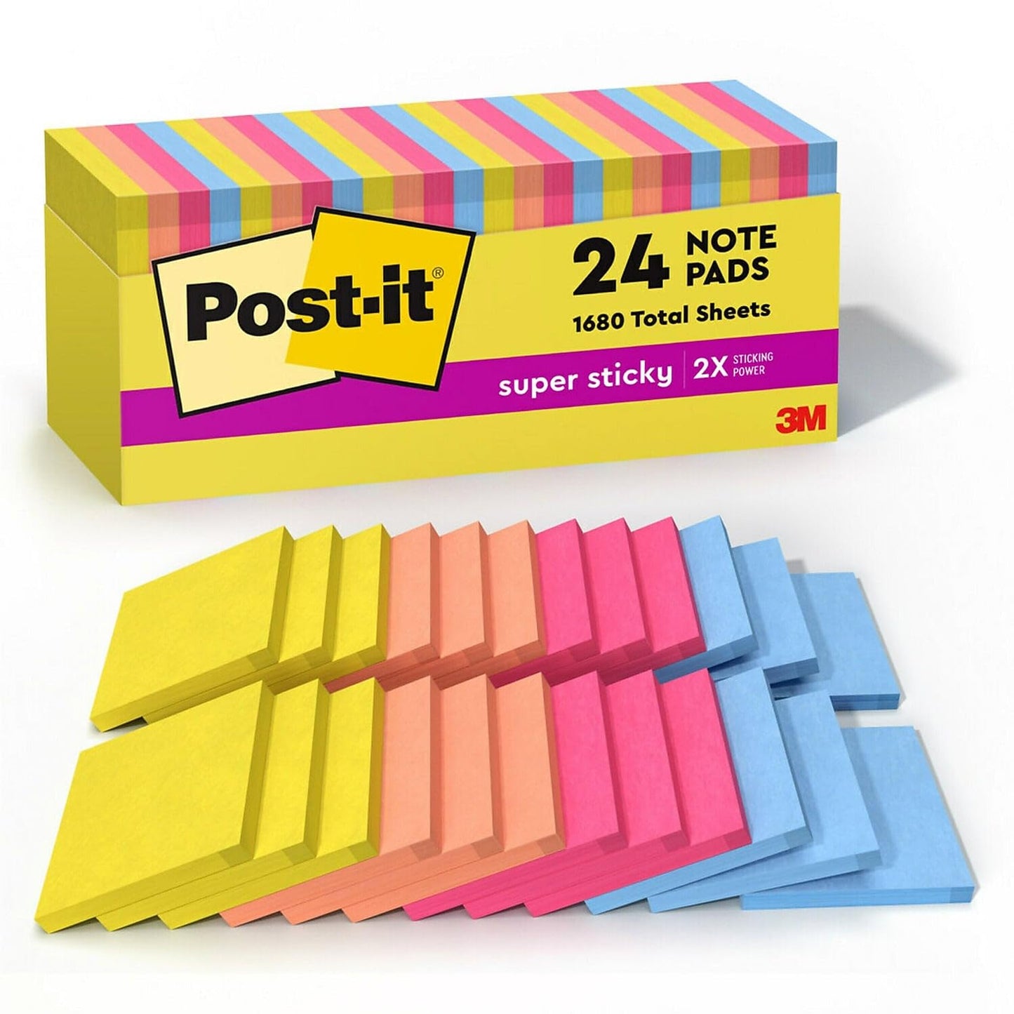 3M Post-it Super Sticky Notes