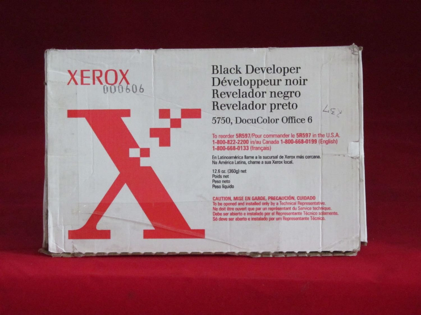 Xerox 5R597 Black Developer Cartridge