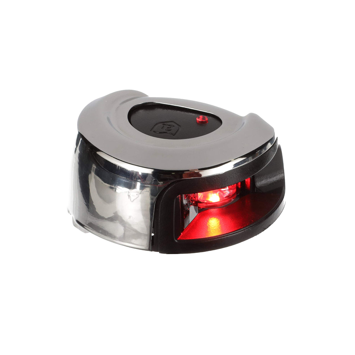 Attwood LightArmor NV2012SSR-7 Red LED Sidelight, 2-Mile