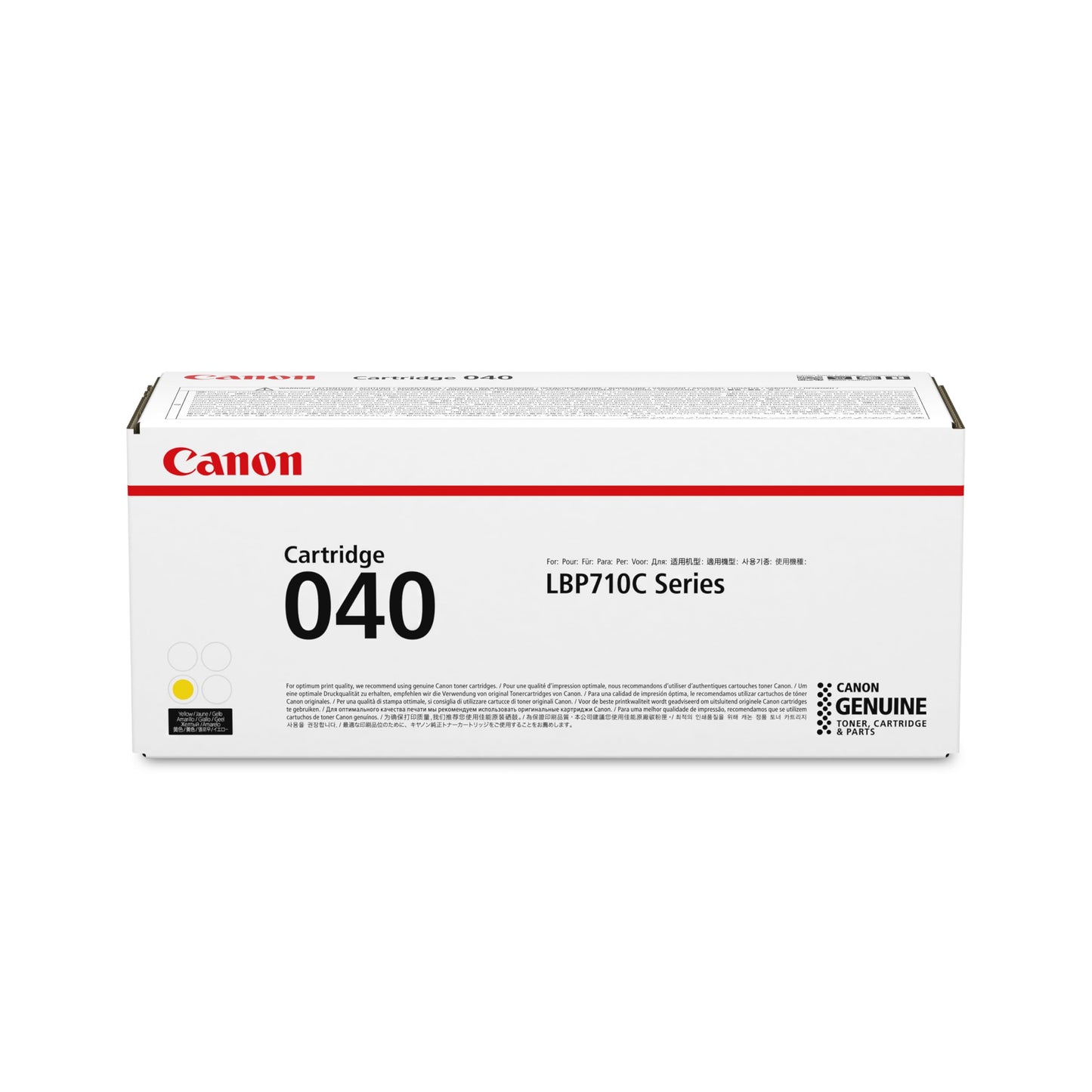 Canon 0454C001 High Yield Yellow Toner Cartridge 5400 Pages