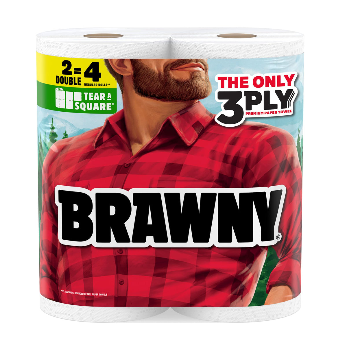 BRAWNY PAPER TOWEL ROLL 3-PLY