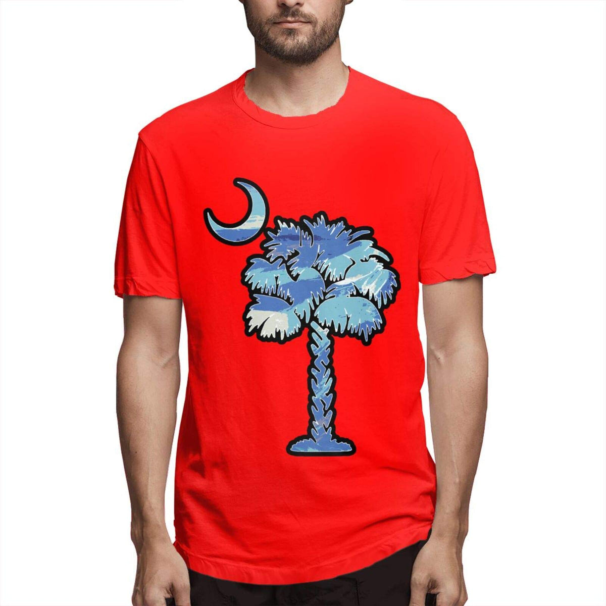 Disney South Carolina Palmetto Trees T-Shirt Red