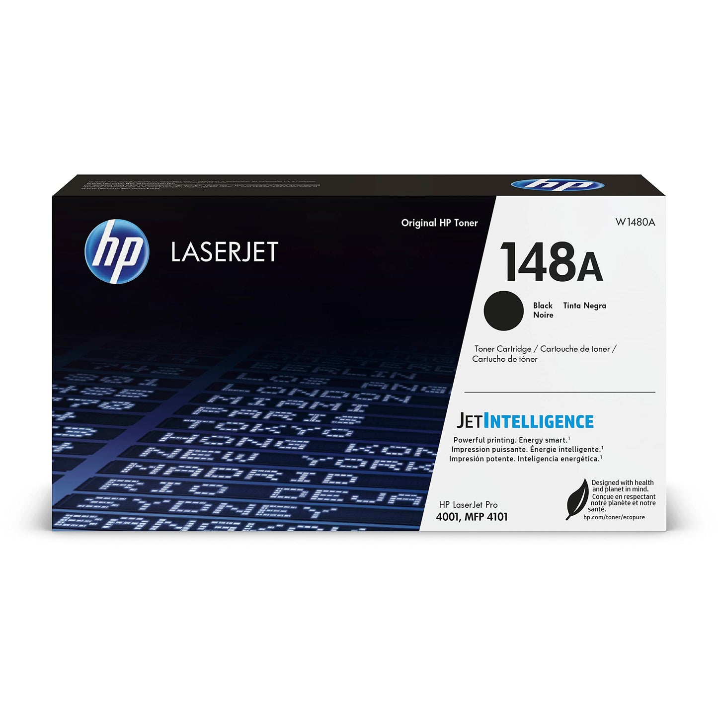 HP 148A Black LaserJet Toner Cartridge W1480A