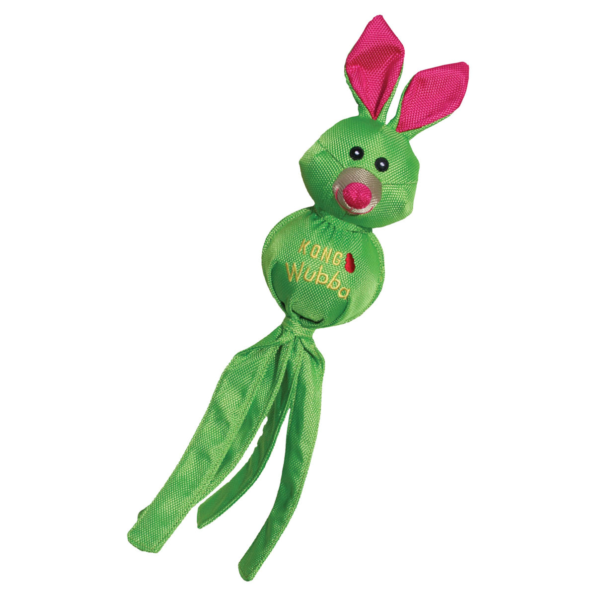 KONG Wubba Ballistic Friends Dog Toy - Purple Hippo - Small