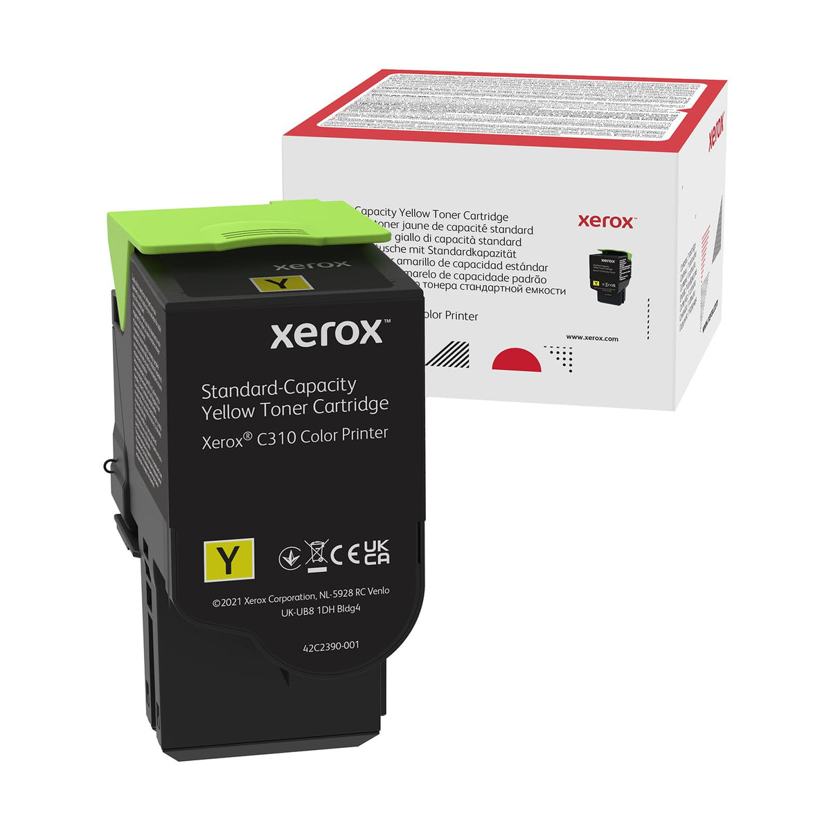 Xerox Genuine C310 Yellow Standard Capacity Toner Cartridge (2,000 Pages)- 006R04359