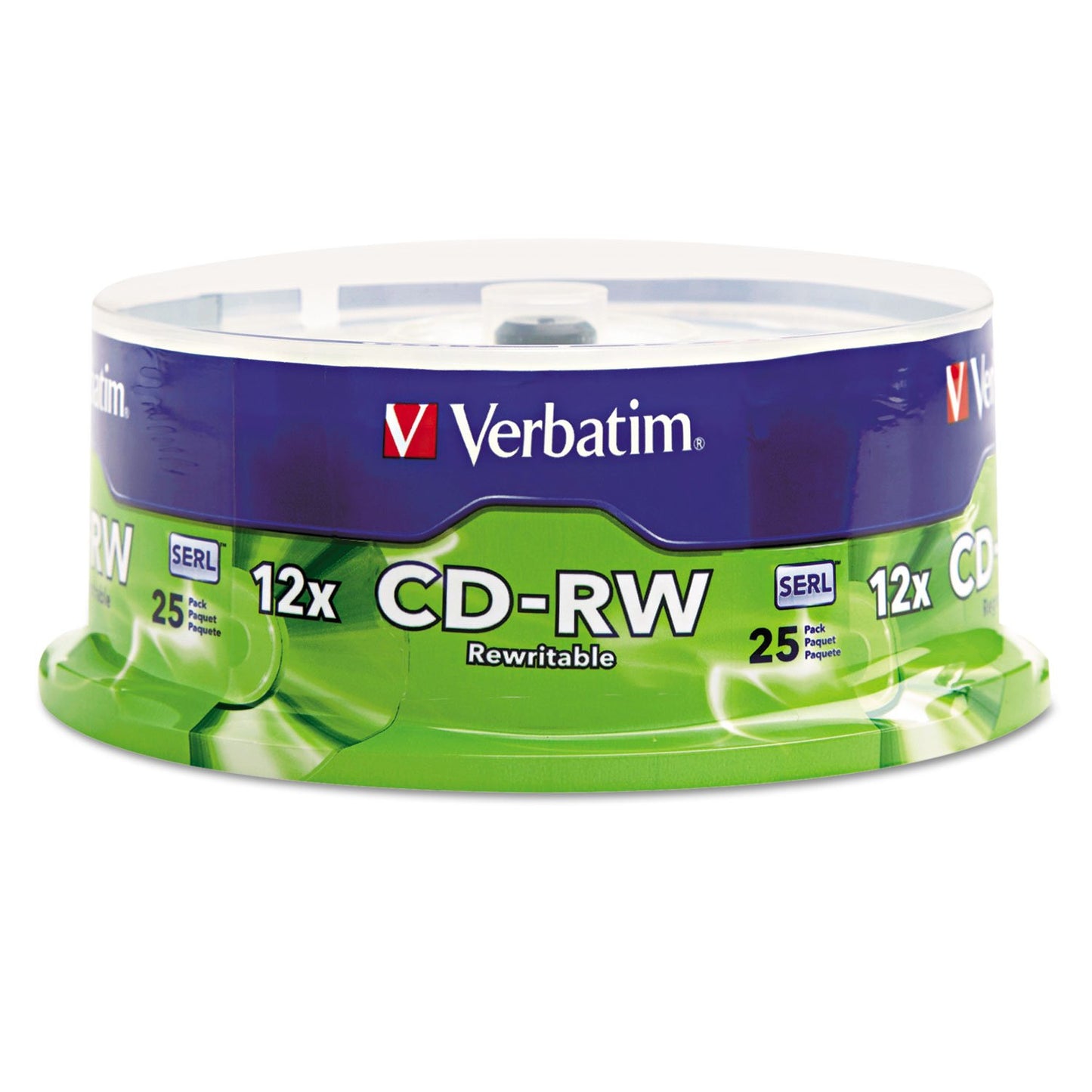 Verbatim 95155 700MB 4x–12x CD-RW 25-Pack