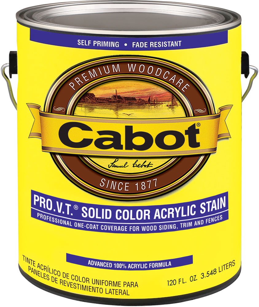 Cabot Siding Stain Acrylic White 1 Gallon