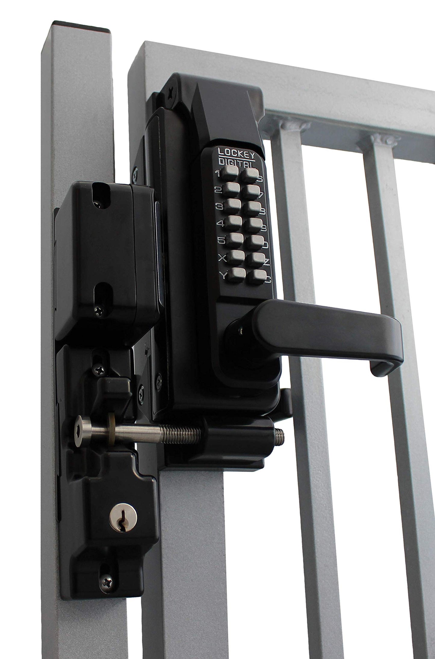 Lockey USA Sumo GL2 DC Jet Black Gate Lock Large