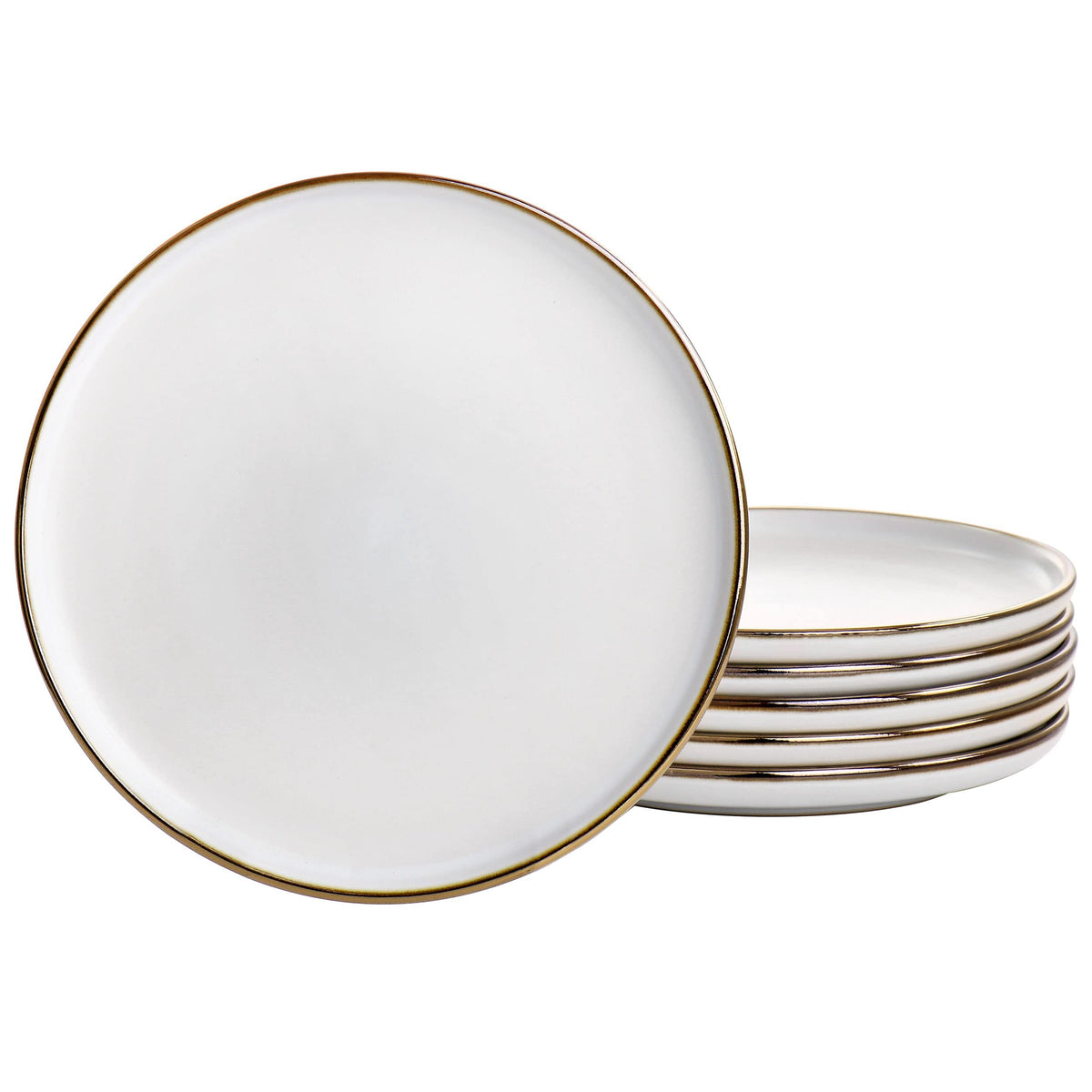 Elama Arthur 6 Piece Stoneware Salad Plate Set