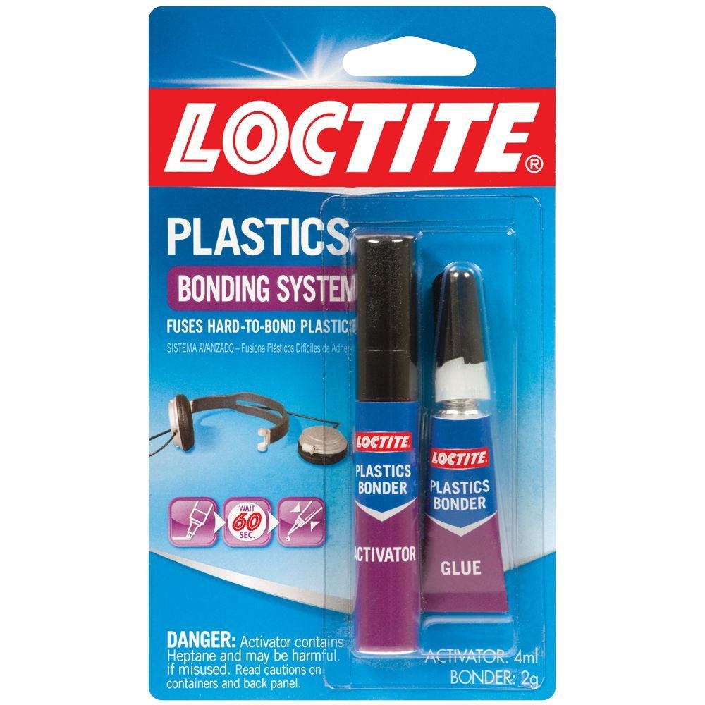 Loctite Super Glue Plastic Bonding System 2g 6-Pack