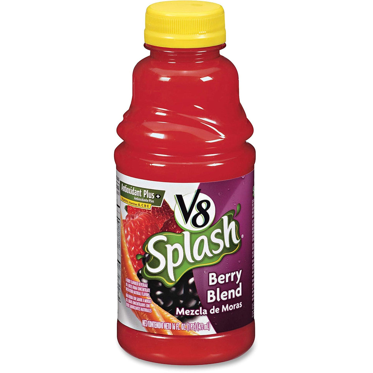 V8 Splash Fruit Juice 16 oz 12 Pack