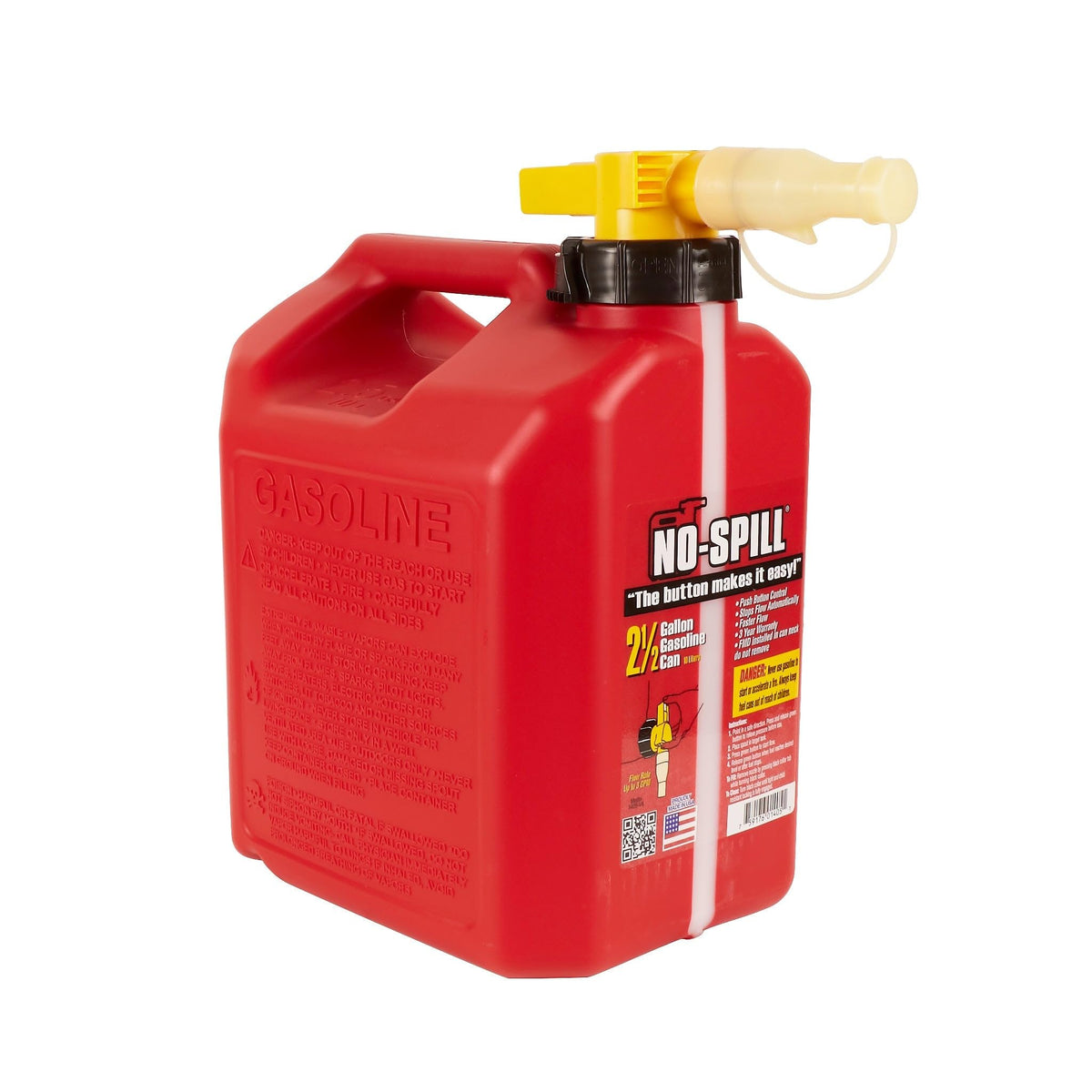 NOSPILL GAS CAN NOSPILL 2.5 GA