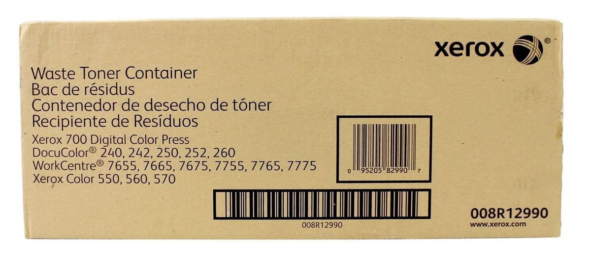 Xerox Waste Toner Cartridge, 50000 Yield (008R12990)