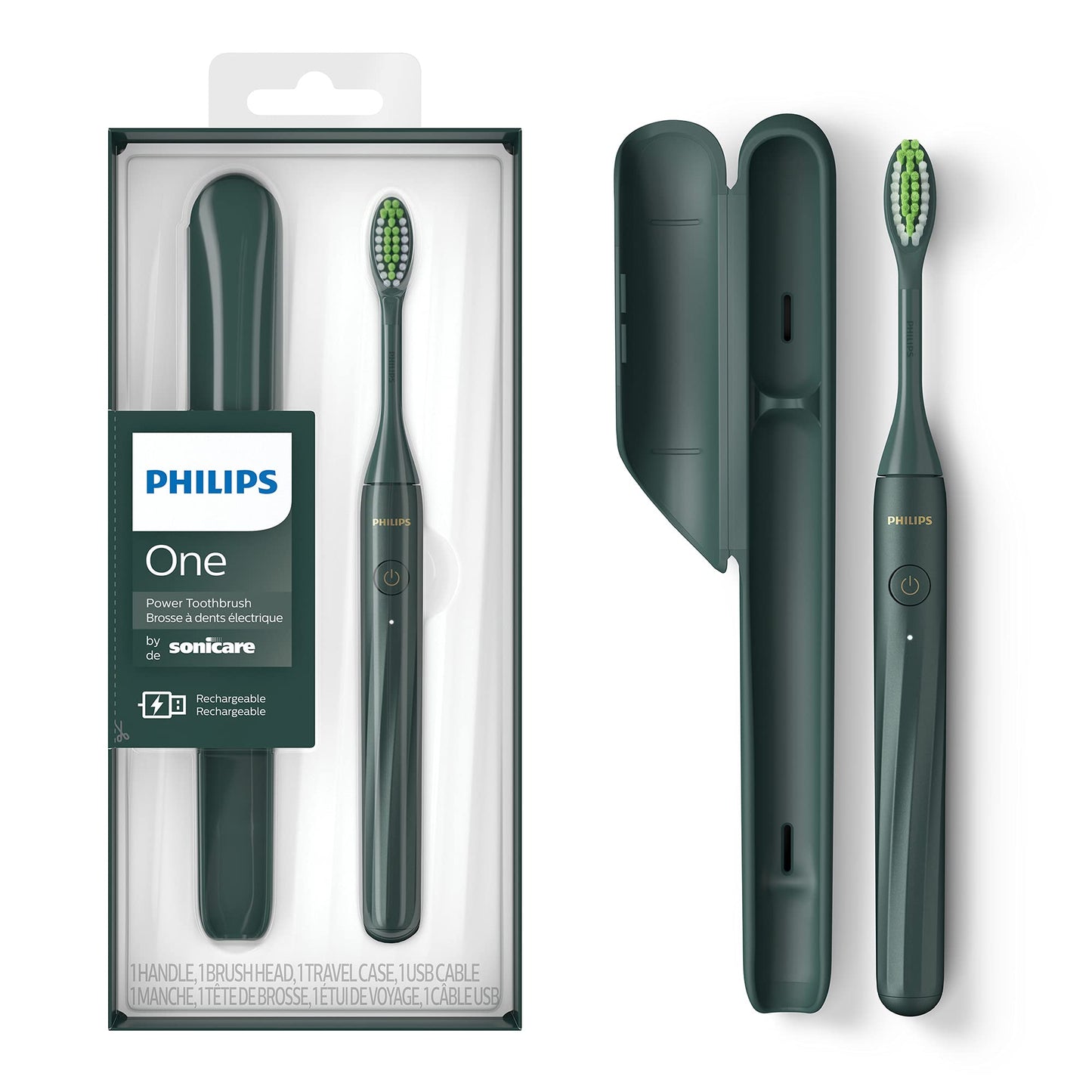 Philips Sonicare One Rechargeable Toothbrush HY1200/28 Sage