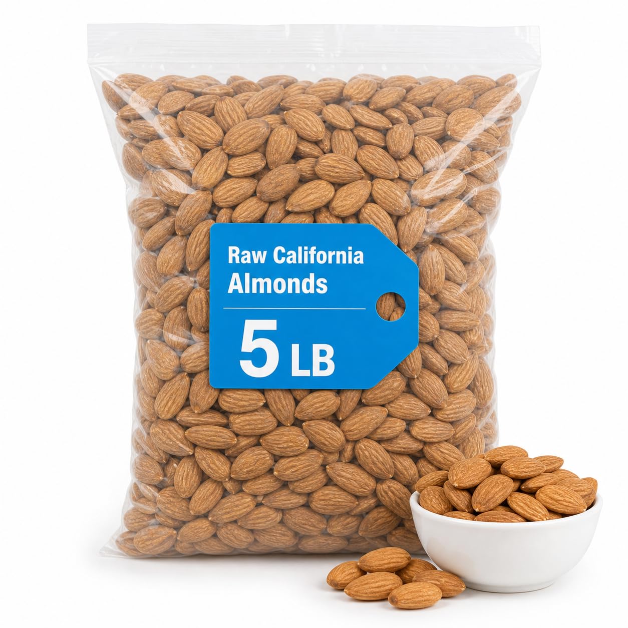 Almonds Raw California Almonds 5 lb Bulk Bag