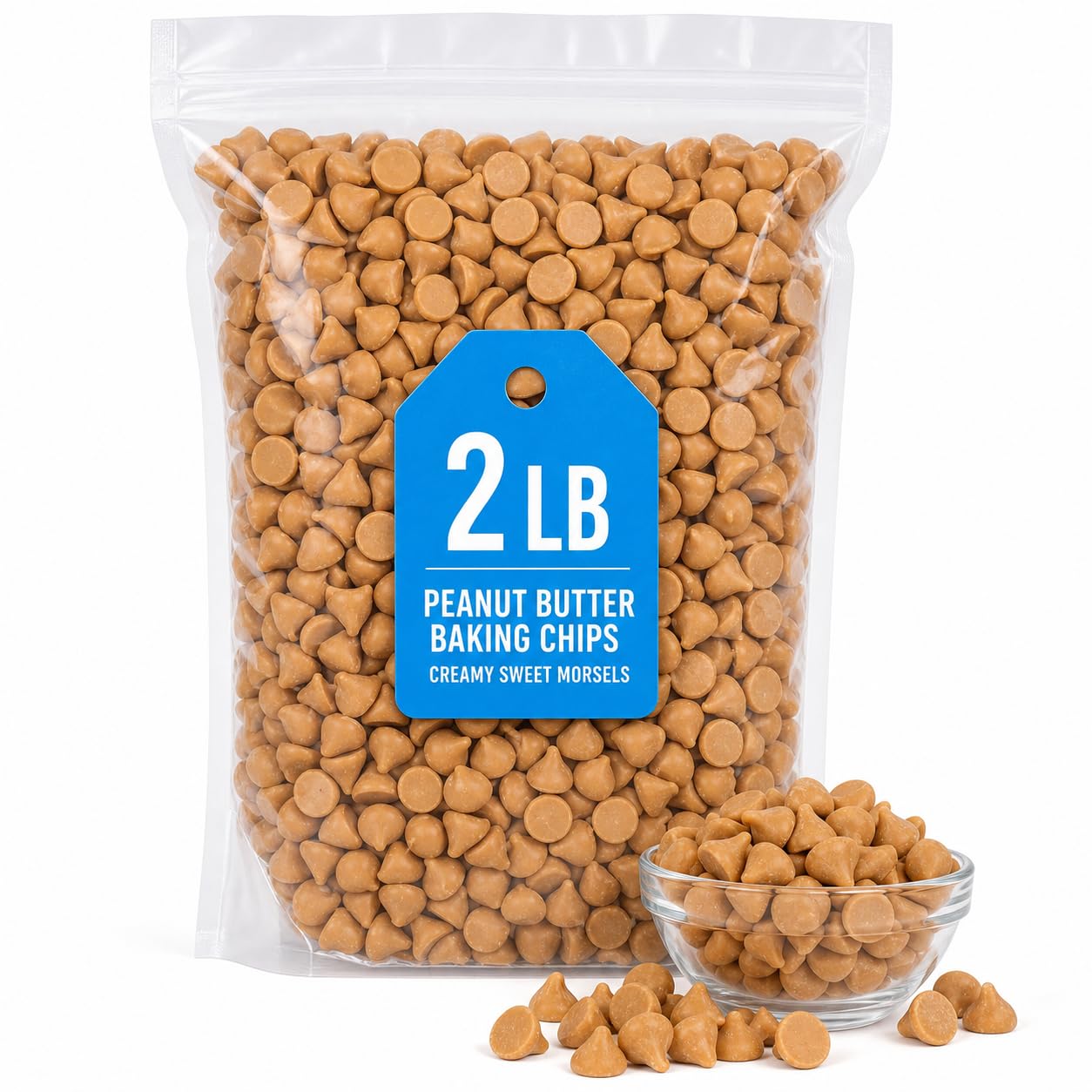Barry Peanut Butter Chips, 2 lb Bulk Bag