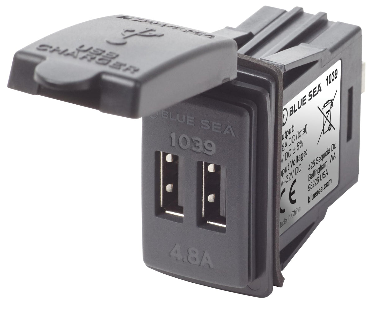 Blue Sea Systems 1039 Dual USB Charger 12/24V