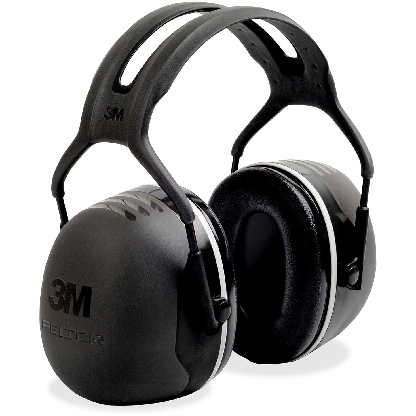 3M PELTOR Ear Muff Hearing Protection, Over the Head Earmuffs, X Series X5A, NRR 31 dB, Pack of 1, Construction, Manufacturing, Automotive, Maintenance, Black