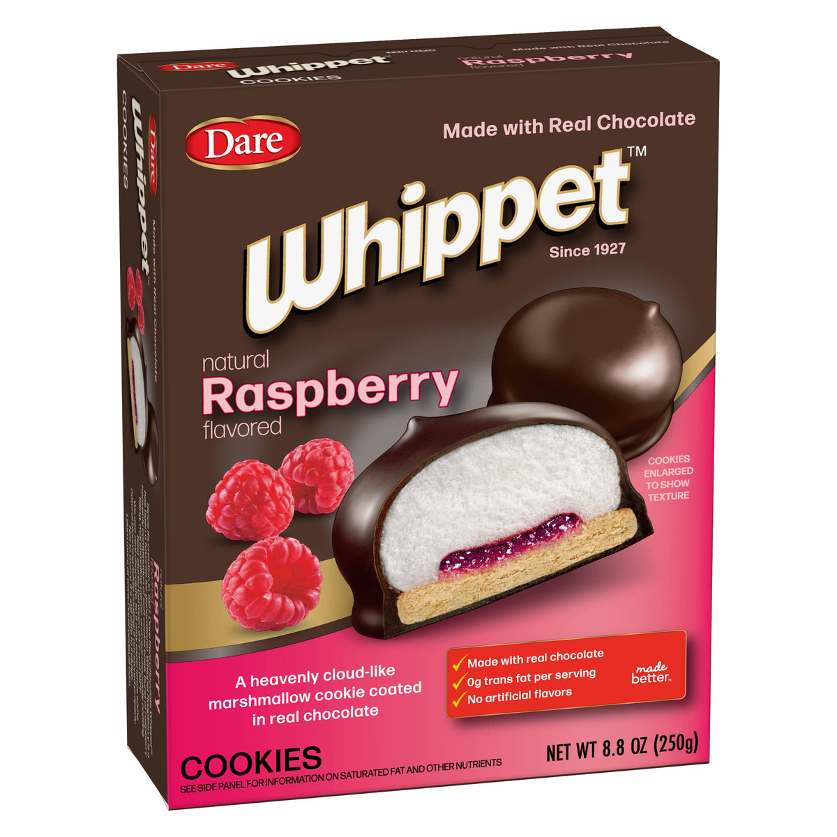 Dare Cookie Whippet Raspberry, 8.8 oz