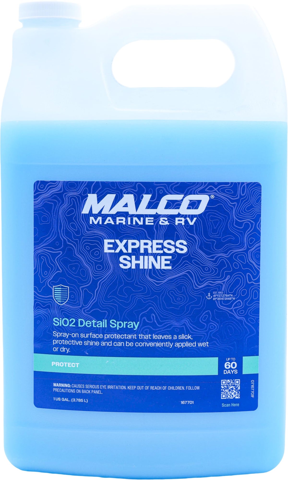 Malco Marine Express Shine SiO2 Detail Spray 1 Gal