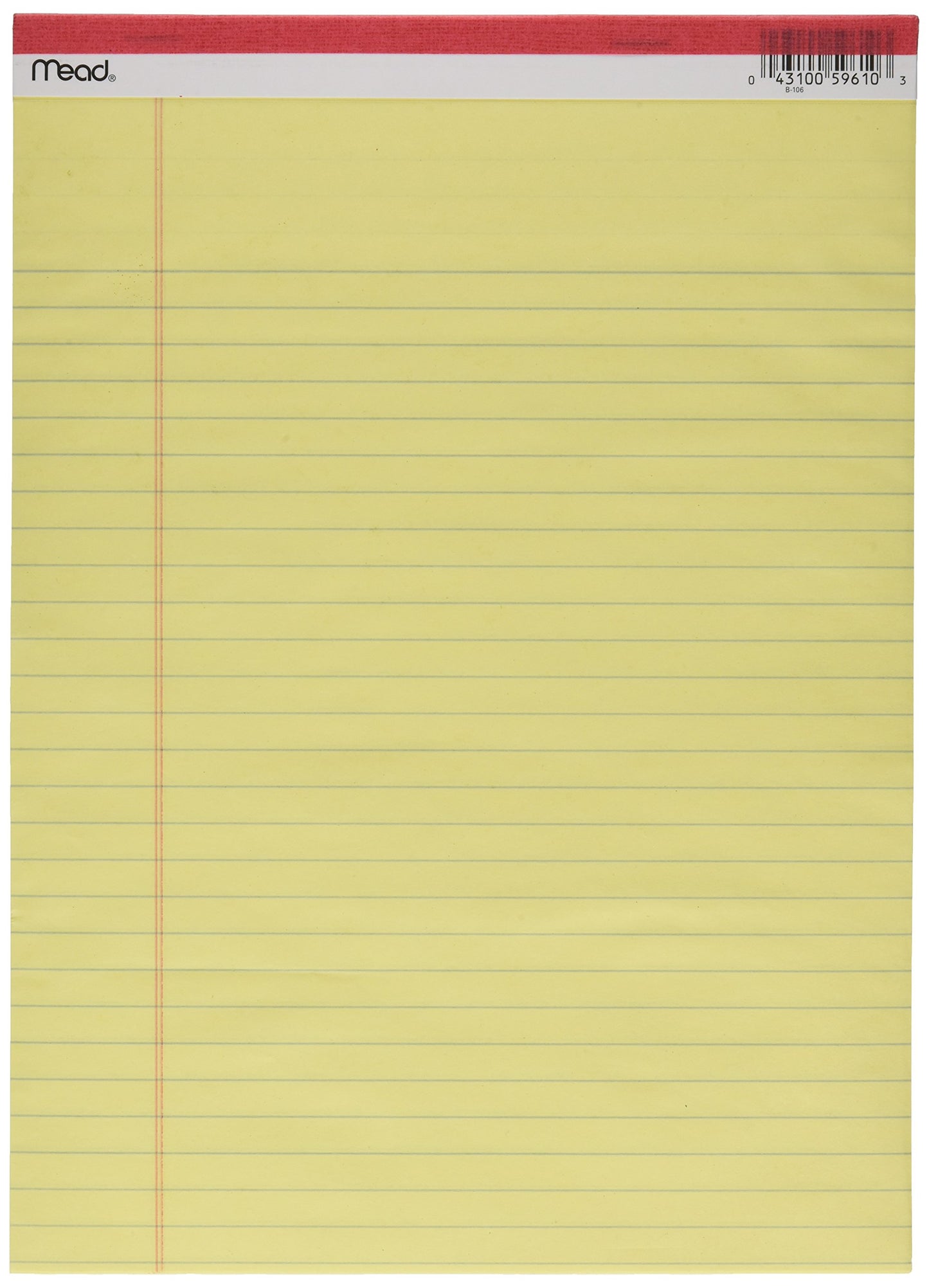 Yellow Legal Pad, 8.5 x 11-In., 50-Ct.